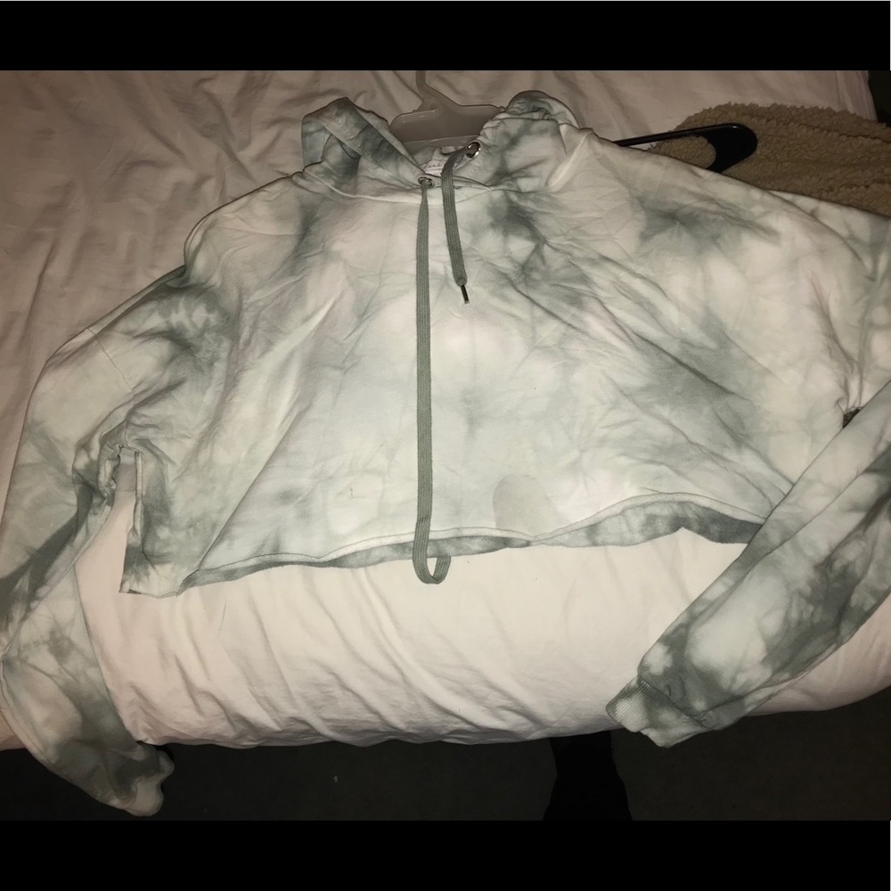 american eagle crop hoodie